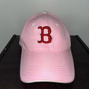 Light pink Red Sox adjustable baseball cap